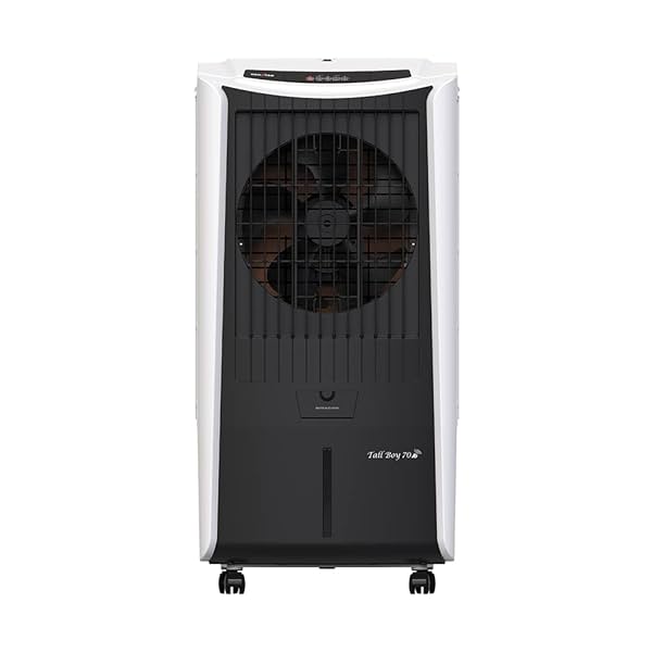 Kenstar Tall Boy HC 70 RE Desert Air Cooler for Home - Honeycomb Cooling Pads, Humidity Control (70L, 170 Watts) BLACK & W...