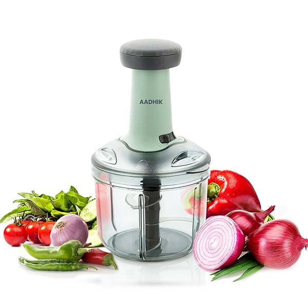 Image of AADHIK 900ml Manual Food Chopper