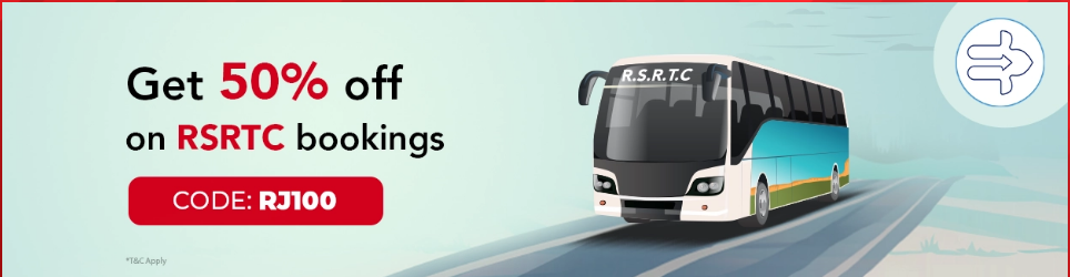 Image of ABHIBUS RSRTC Offers : 50% off on RSRTC Bus Bookings