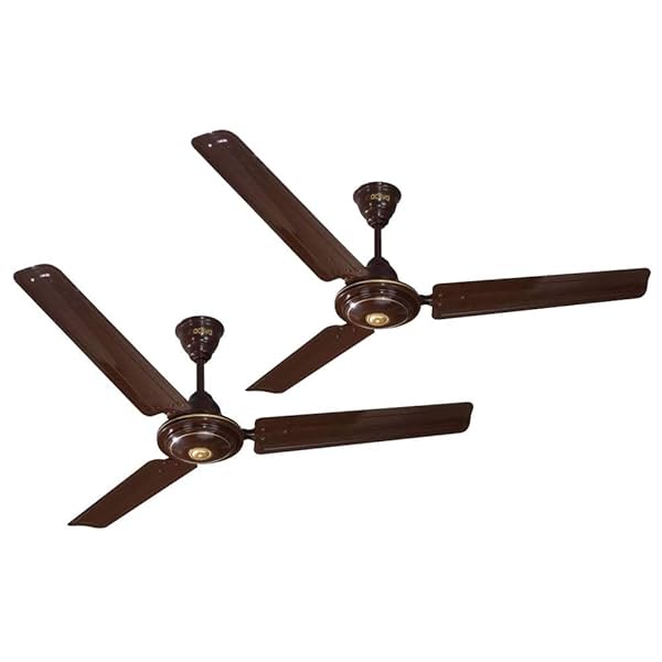 Image of ACTIVA 1200 MM HIGH Speed Anti DUST Coating Apsra Brown Ceiling Fan Pack of 2.