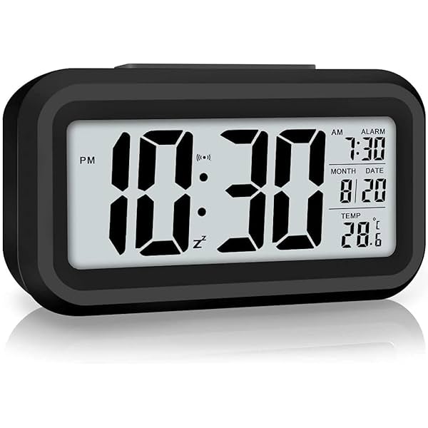 Image of AERYS Digital Display Alarm Clock Table Clock with Automatic Sensor