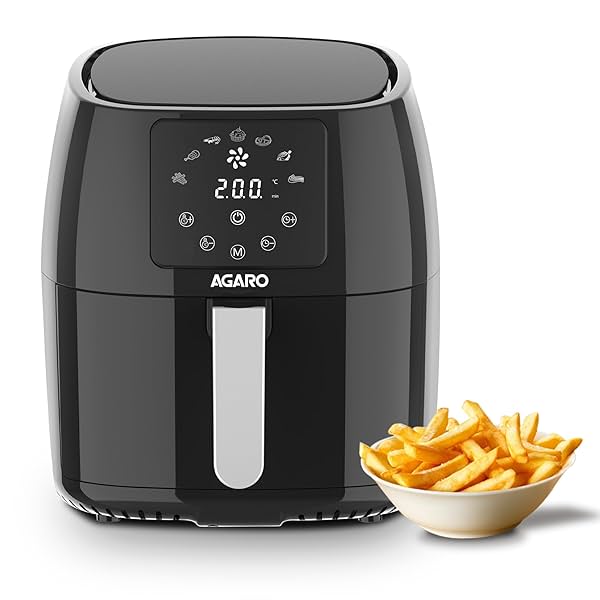 Image of AGARO Sapphire Digital Air Fryer For Home