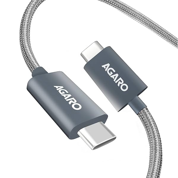 Image of AGARO Type C to Type C Fast Charging Cable compatible with Android devices