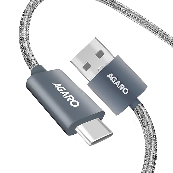 Image of AGARO USB-A to Type C Cable, 1m