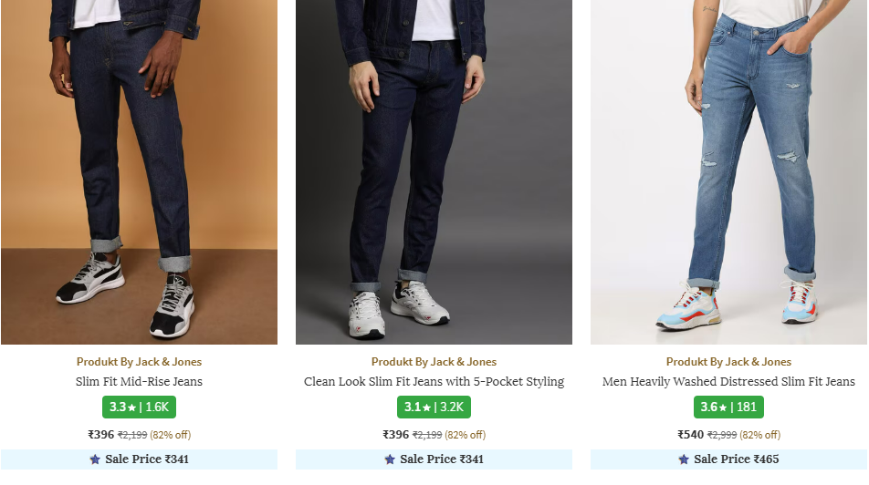 Image of AJIO Loot : 80% Off On Jack & Jones Clothing. 