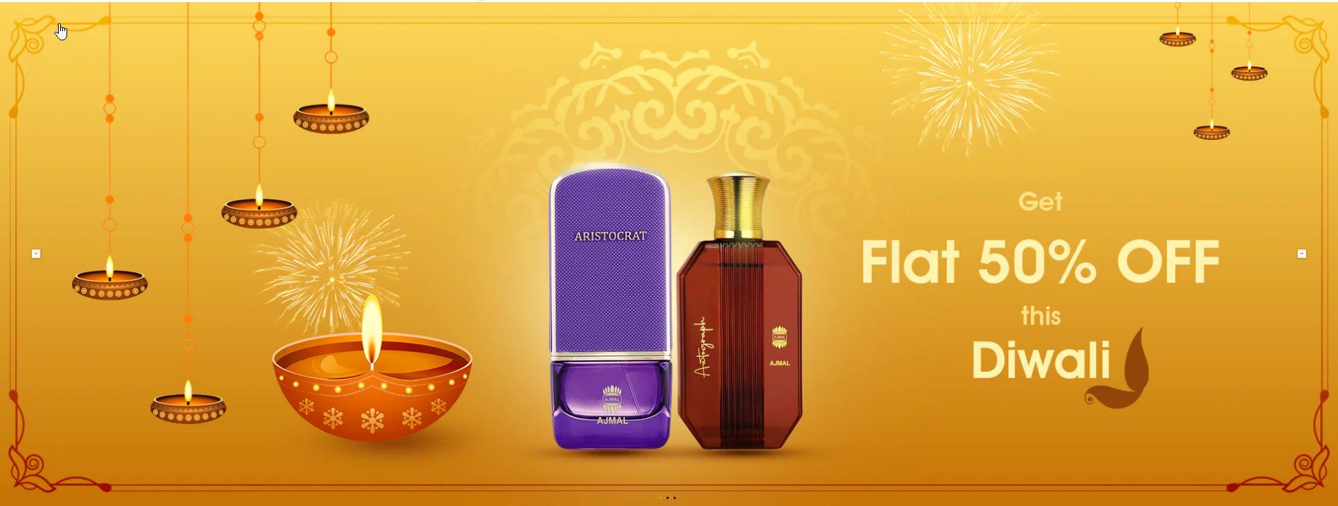 Image of AJMAL PERFUMES Diwali offer : up to 50% off 