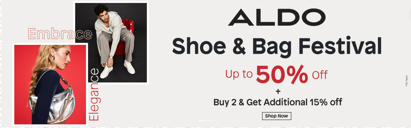 Image of ALDO Shoe& Bag Festival : Up To 50% off + Extra 5% off 