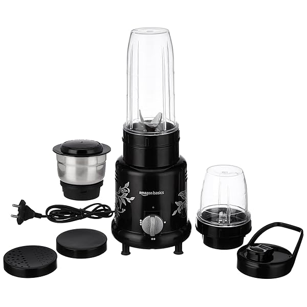 Image of AMAZON BASICS NUTRI BLENDER WITH THREE JARS