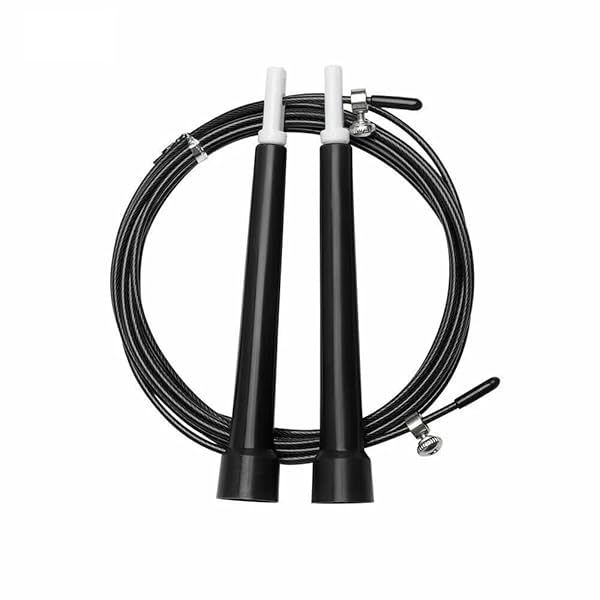 Image of AMIFIT Plastic Speed Jump Rope, Black