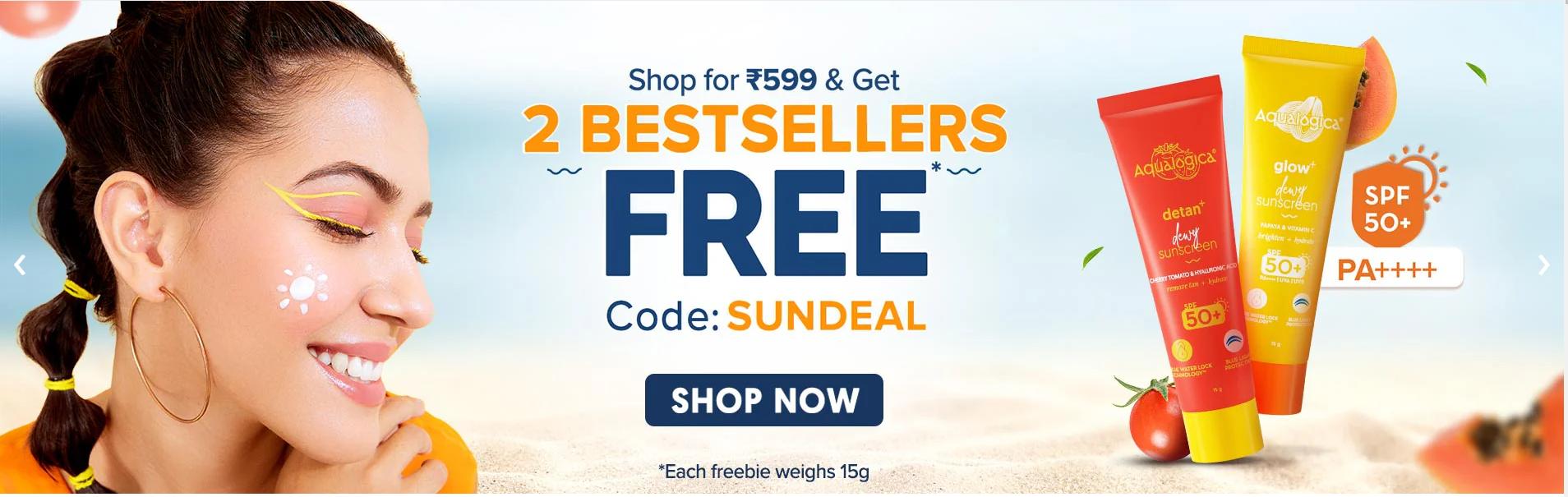 Image of AQUALOGICA Offer : Bestseller Freebies By Appling Coupon 