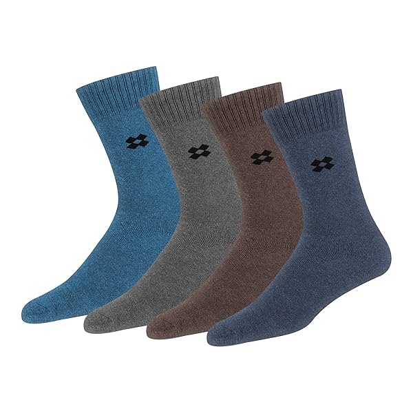 Image of ARKYLE Socks for Men Woolen Thermal Socks Pack of 4 Pairs.