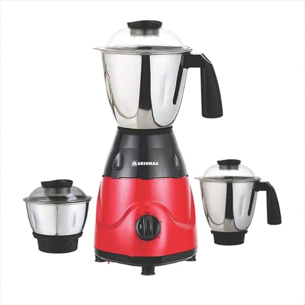 Image of ARSOMAA Metalo Mixer Grinder Power Pro 750-Watt, The Ultimate Mixer Grinder with 3 Jars