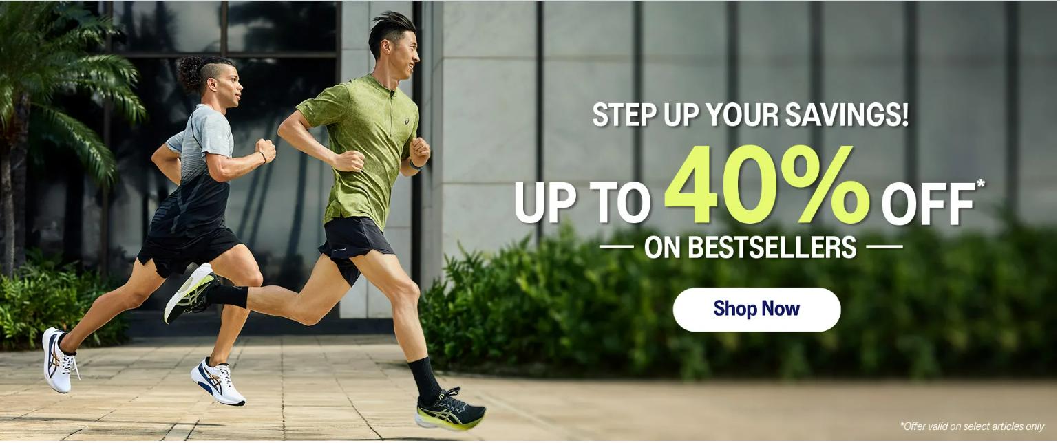 Image of ASICS Bestseller Offer : Up to 40% off 