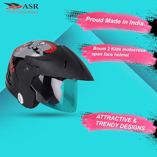 Image of ASR Ahad Safety Riders Boom Kids Helmet Toddler For Boys & Girls, Bicycle Helmets Ages 2-6 Scooter