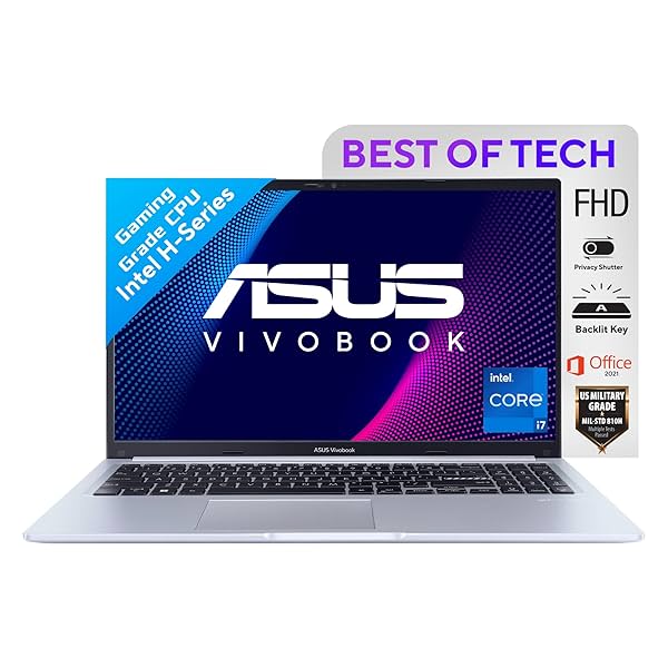 Image of ASUS Vivobook 15 15.6 inch FHD Intel Core i7-12700H 12th Gen Laptop 16GB 512GB