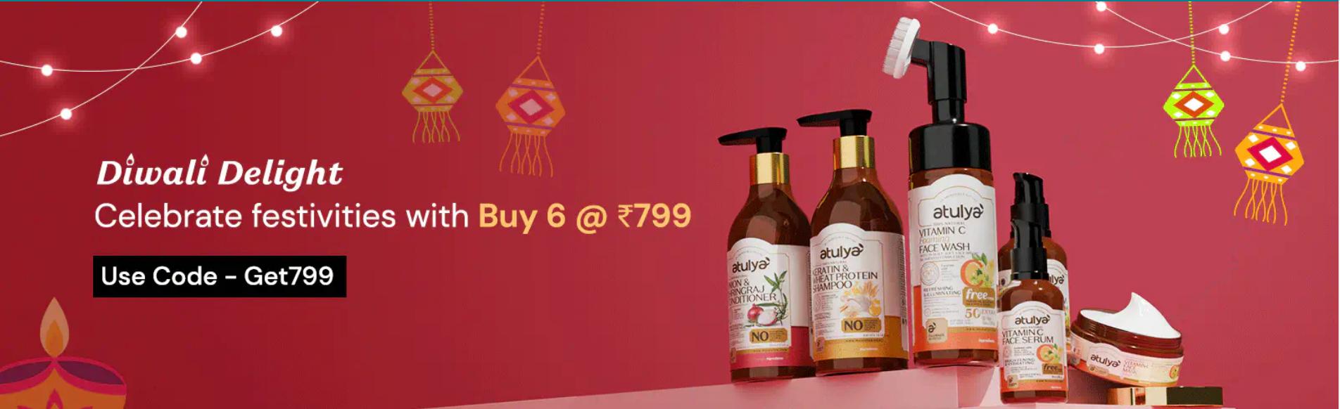 Image of ATULYA Diwali Delight Sale: Buy 6 at ₹799