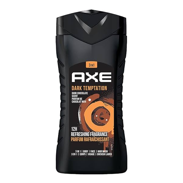 Image of AXE Dark Temptation 3 In 1 Body, Face & Hair Wash for Men 250ml