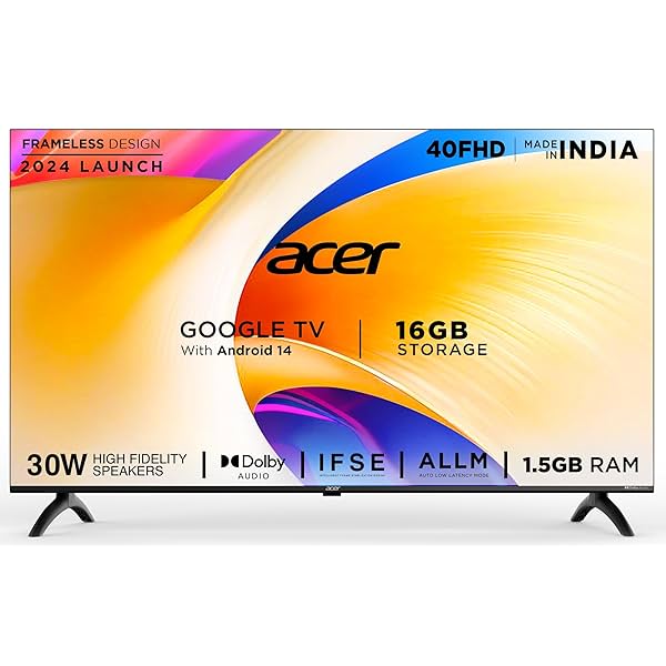 Image of Acer 100 cm Smart LED Google TV