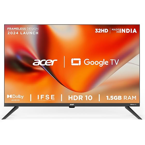 Image of Acer 80 cm (32 inches) J Series HD Ready Smart Google TV (Black)