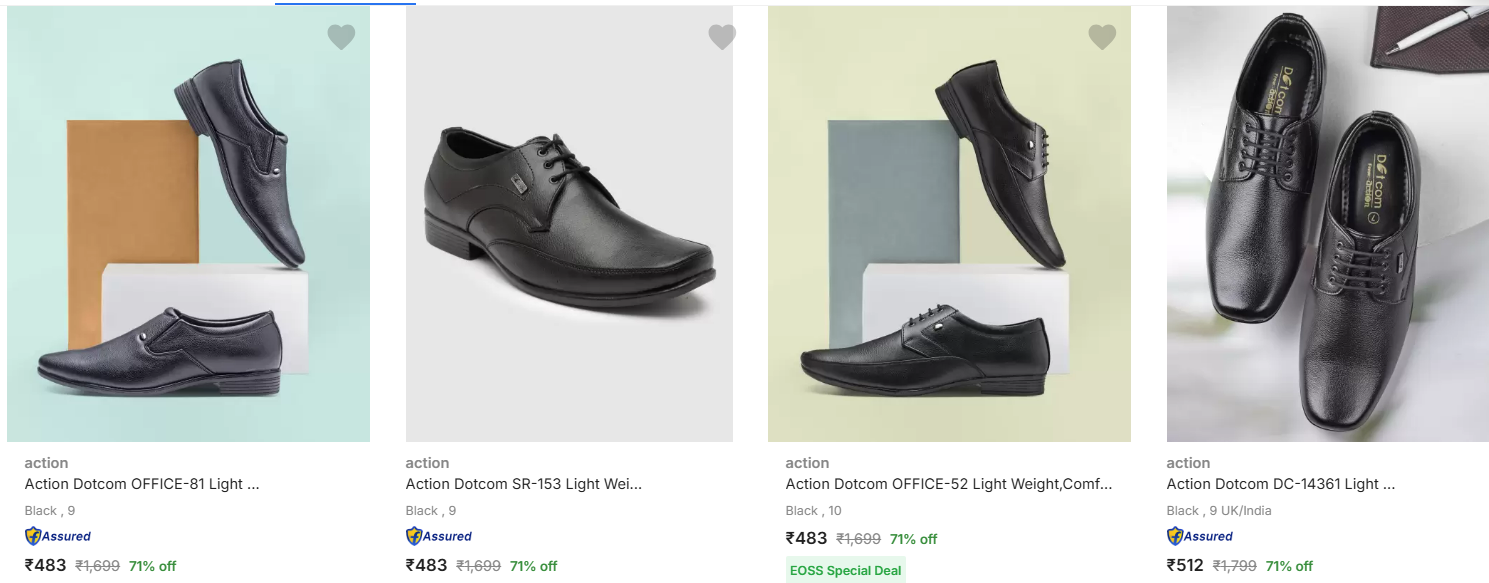 Image of Action Dotcom Shoes For Men Starting at ₹483 