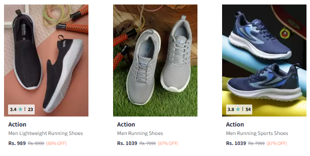 Image of Action Men Running Shoes @ Minimum 85% Discount