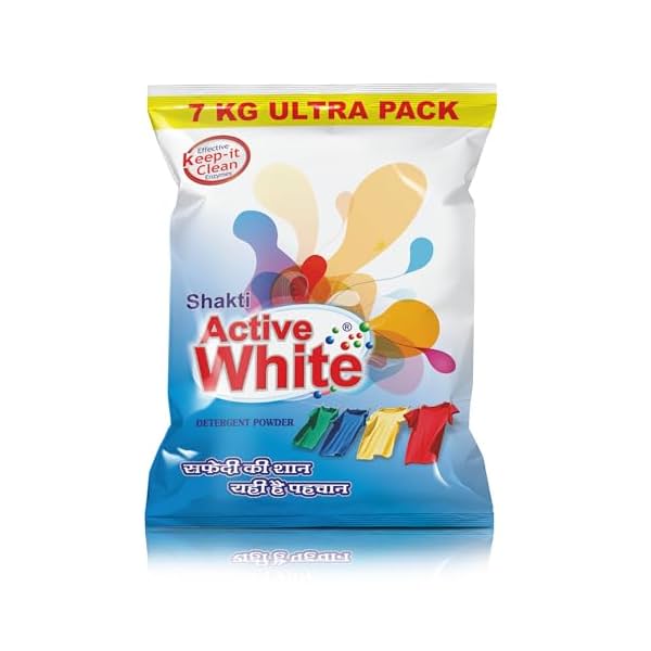 Image of Active White Detergent Washing Powder, 7 kg Ultra Pack