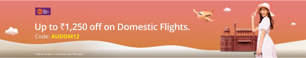 Image of Adani One Flight Bank Offers: Upto ₹1,250 off on Domestic Flight