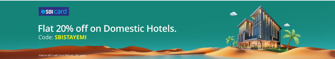 Image of Adani One Hotel Bank Offers: Get 20% off on domestic Hotel Bookings