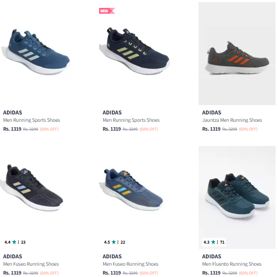 Image of Adidas Brand Men's Shoes @ Flat 60% Discount