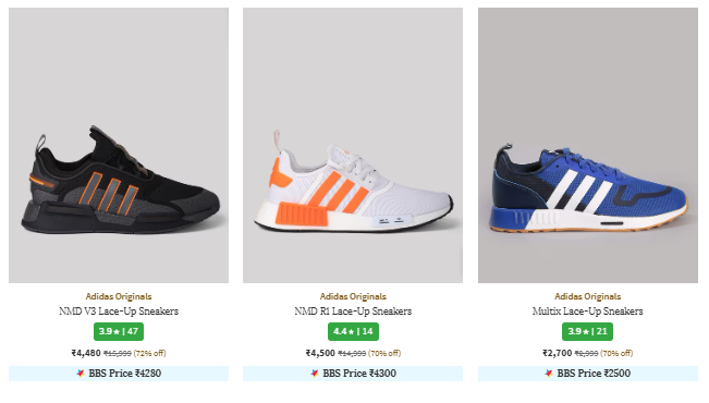 Image of Adidas Brand Men's Sneaker Up to 70% Discount | And Extra Coupon Discount