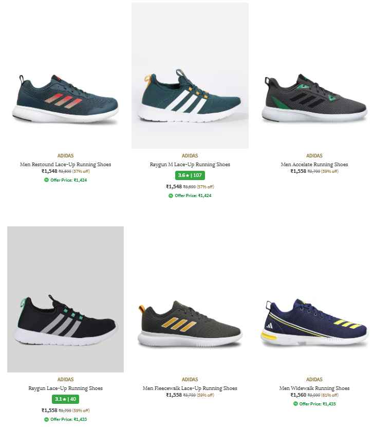 Image of Adidas Men's Shoes Minimum 50% Discount 