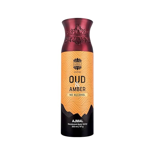 Image of Ajmal Oud Amber Non-Alcoholic Deodorant Body Spray