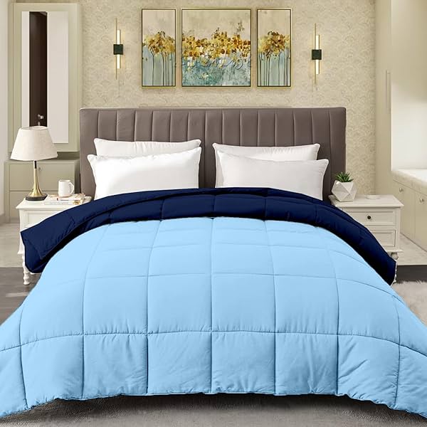 Image of All-Season 300 GSM King-Reversible Bed Comforter