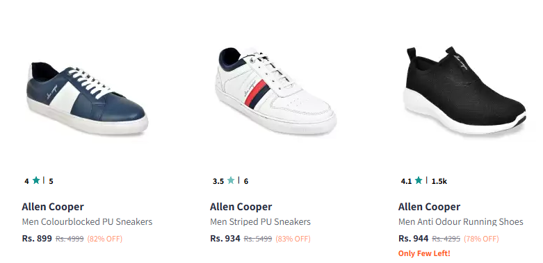 Image of Allen Cooper Men's Shoes min. 78-83% Discount