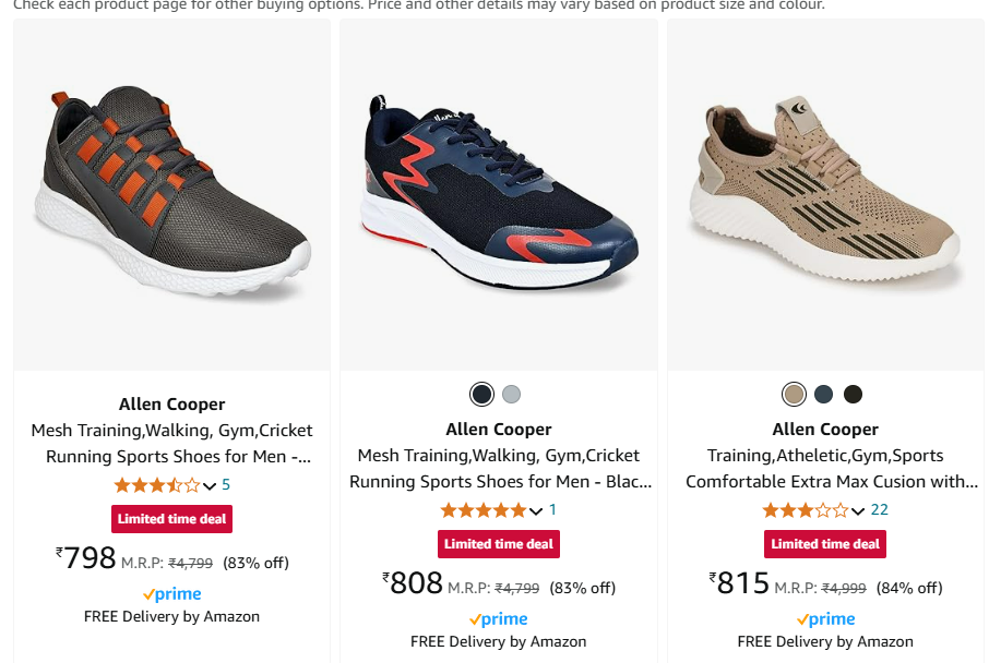 Image of Allen Copper men Footwear Upto 83% Discount 