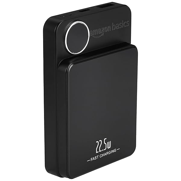 Image of Amazon Basics 10000mAh Li-Polymer Wireless Power Bank