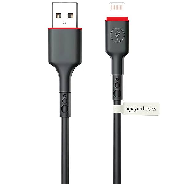 Image of Amazon Basics 102cm USB Lightning Fast Charging Cable