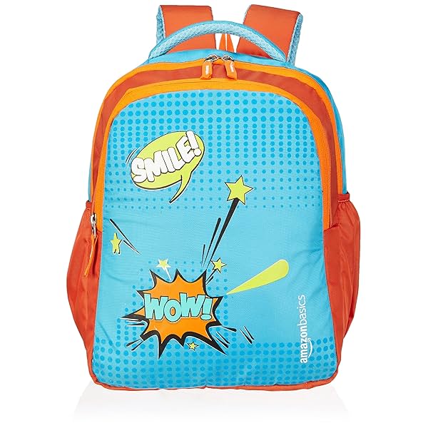 Image of Amazon Basics 18 L Printed School Backpack for Boys & Girls