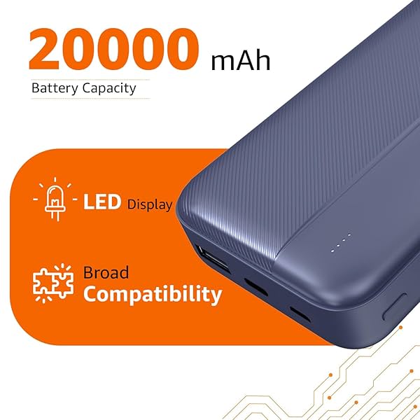 Image of Amazon Basics 20000 mAh Power Bank