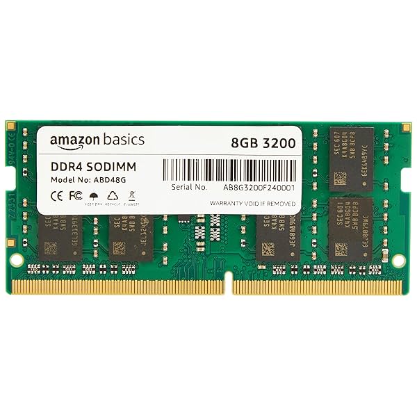 Image of Amazon Basics 3200MHz 8GB Laptop RAM