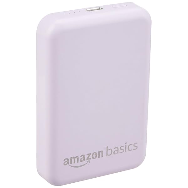 Image of Amazon Basics 5000mAh Li-Polymer Wireless Power Bank