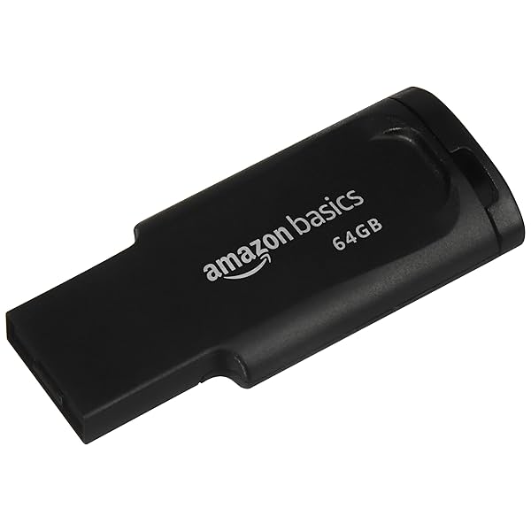 Image of Amazon Basics 64 GB Flash Drive | USB 2.0 E Series | 