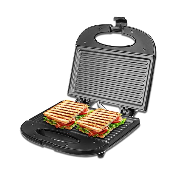 Image of Amazon Basics 800W Electric Sandwich Grill 