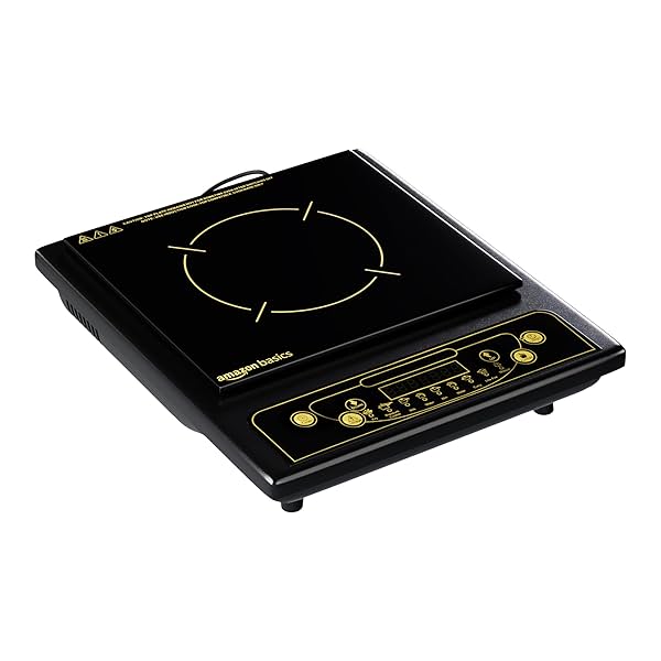 Image of Amazon Basics AB-ICT-CB-1600 Watts Ceramic Plate Induction Cooktop