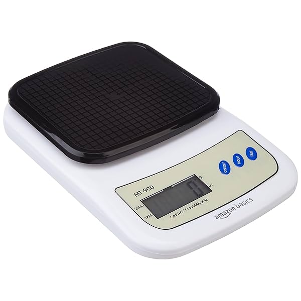 Image of Amazon Basics Portable Digital Weighing Scale for Kitchen