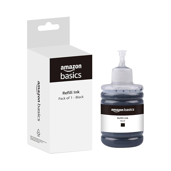 Image of Amazon Basics Refill Ink Bottle (Black)