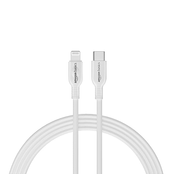 Image of Amazon Basics USB-C to Lightning TPE MFi Certified Charging Cable 1.