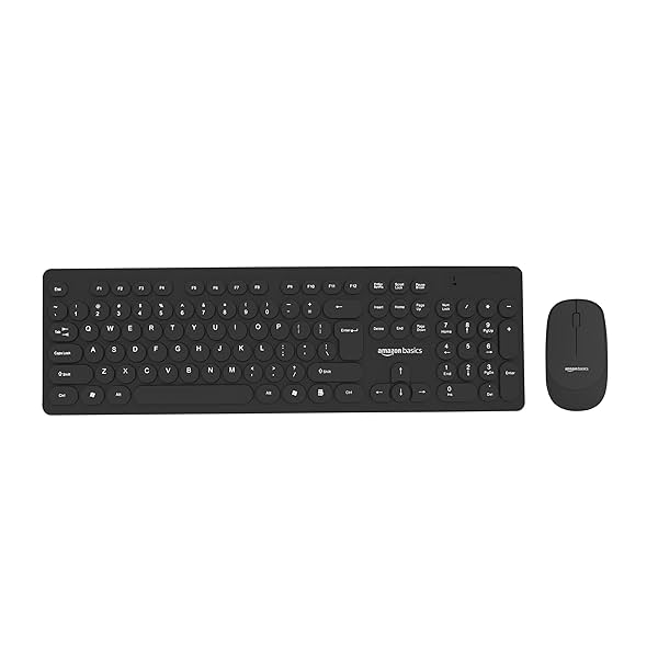 Image of Amazon Basics Wireless Keyboard and Mouse Combo