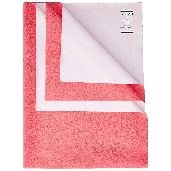 Image of Amazon Brand Dry Sheet Medium 100Cm X 70Cm Dark Pink