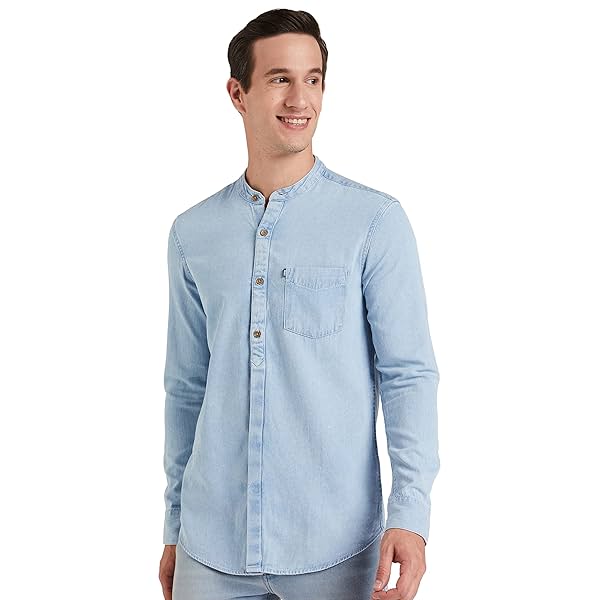 Image of Amazon Brand - INKAST Men's Solid Slim Fit Casual Shirt